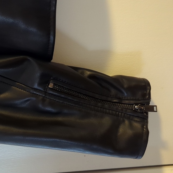 Bagatelle Collection Black Vegan Leather Jacket - Picture 6 of 7